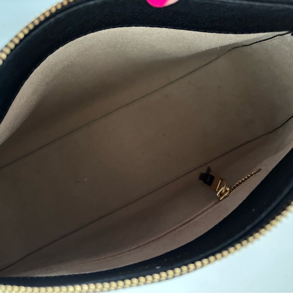 Tory Burch Perry Shoulder Bag - Black Leather with Gold Chain - Picture 10 of 10